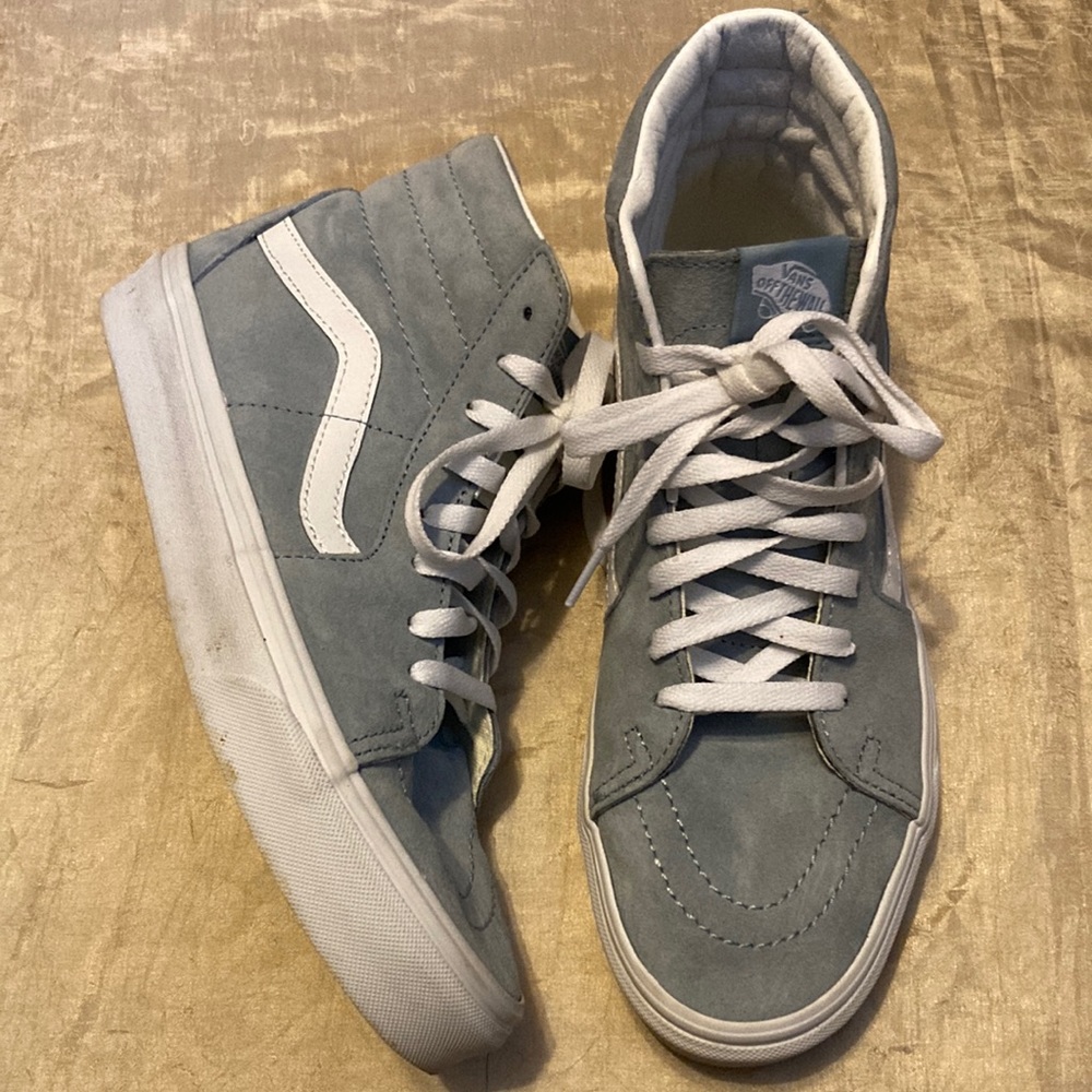 Vans Sk8-Hi Pig Suede Blue Fog